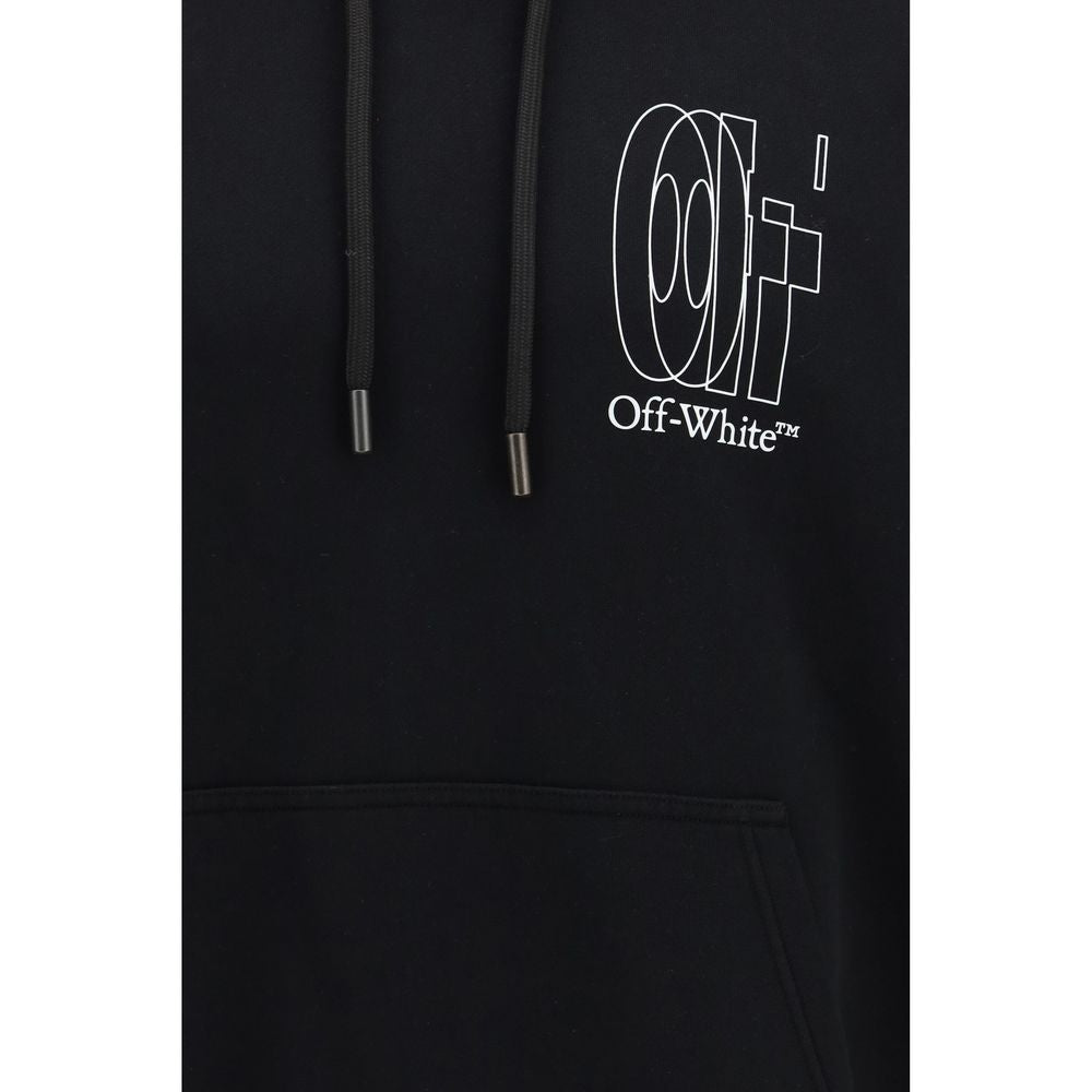 Off-White Black Cotton Sweatshirt